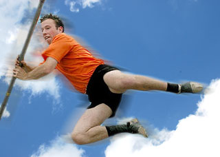 Pieter Verweij Polsstokverspringen/ Fierljeppen