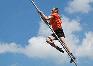 Theo van Kooten Polsstokverspringen/ Fierljeppen